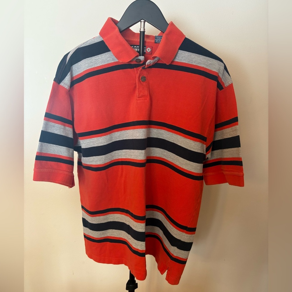 Seattle Men’s Striped Polo